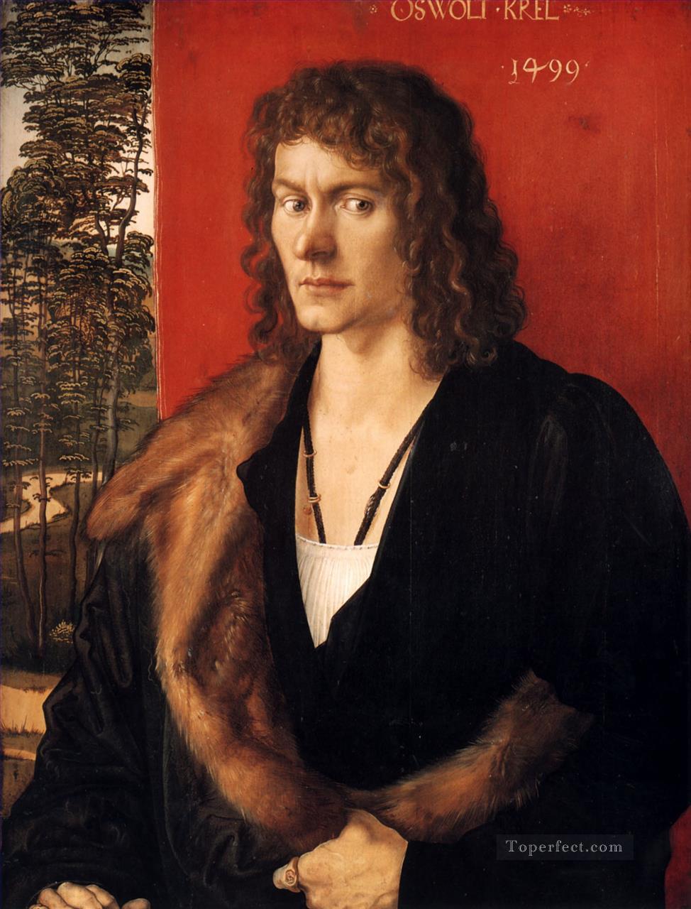 Portrait of Oswolt Krel Nothern Renaissance Albrecht Durer Oil Paintings